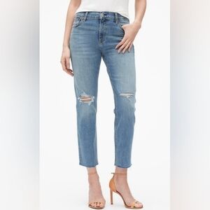 Gap Cheeky Straight High Rise Denim Jean Size 30 Stretch Ankle NEW NWT